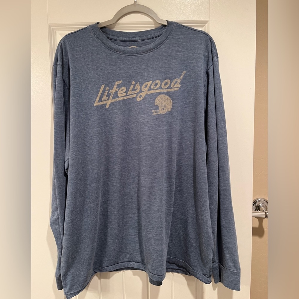 Life is Good Semi-fitted Long Sleeve. Size XL